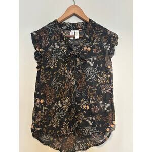 Midnight Sky Fairy Top Womens Size M Boho Goblincore